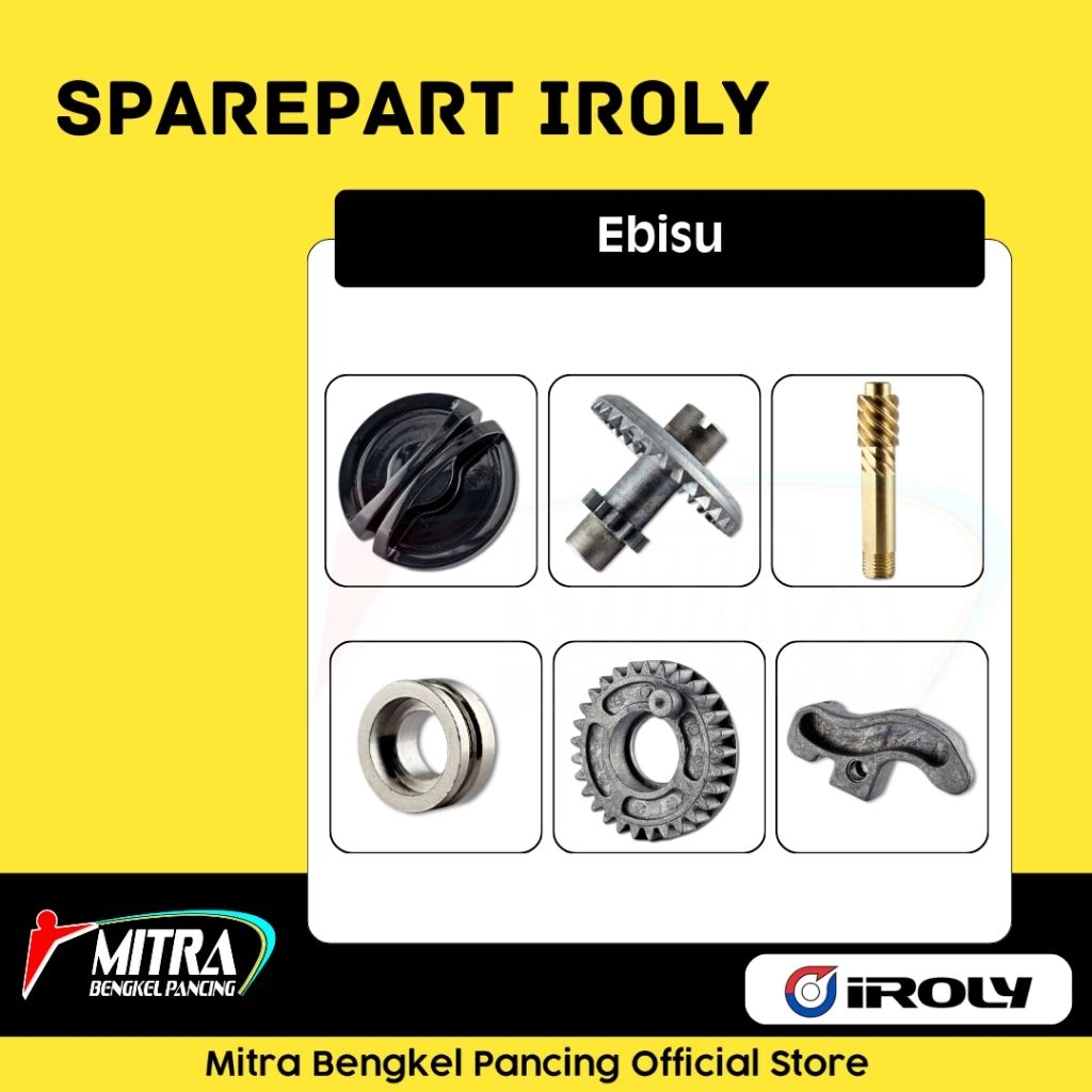 Sparepart Iroly Ebisu 1000 - 6000 Sparepart Reel Pancing