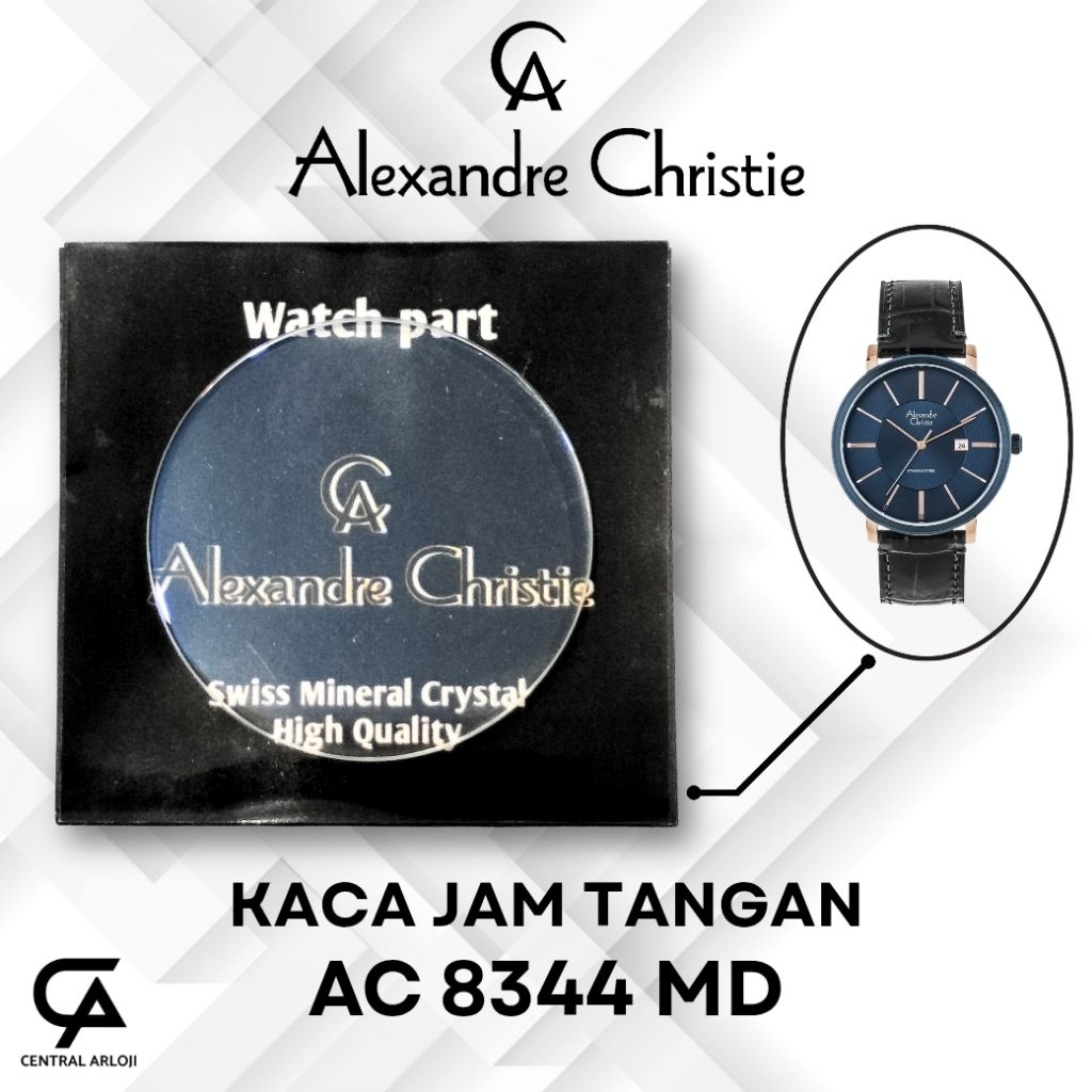 Kaca Jam Tangan Alexandre Christie AC 8344 MD