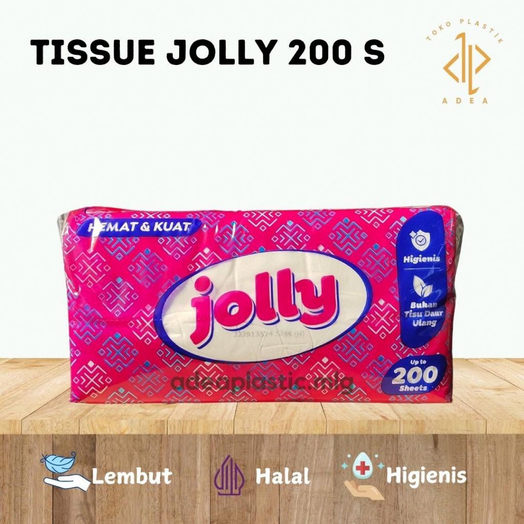 Tissue Jolly 200 sheet / Tissue Jolly 200 lembar 2ply