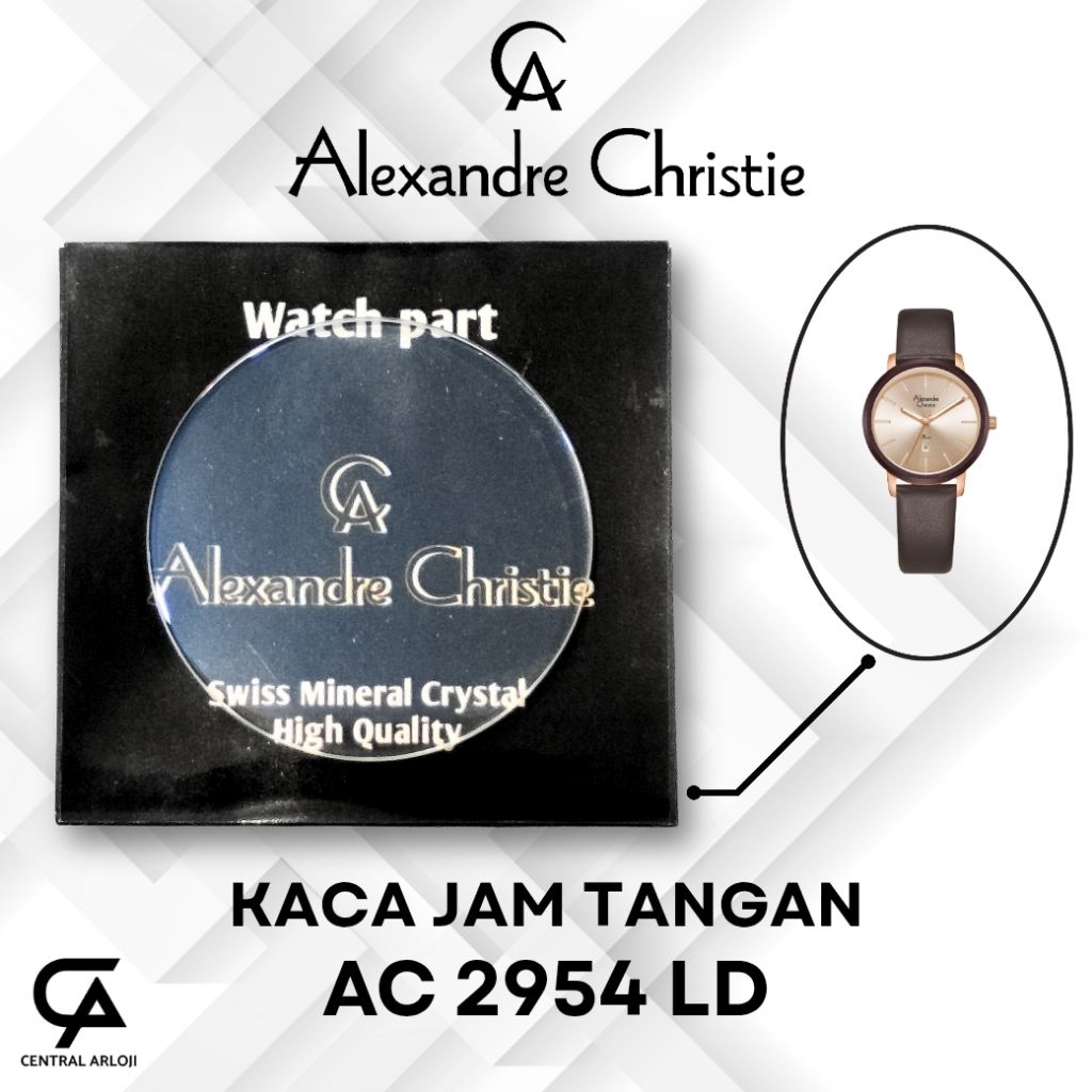 Kaca Jam Tangan Alexandre Christie AC 2954 LD