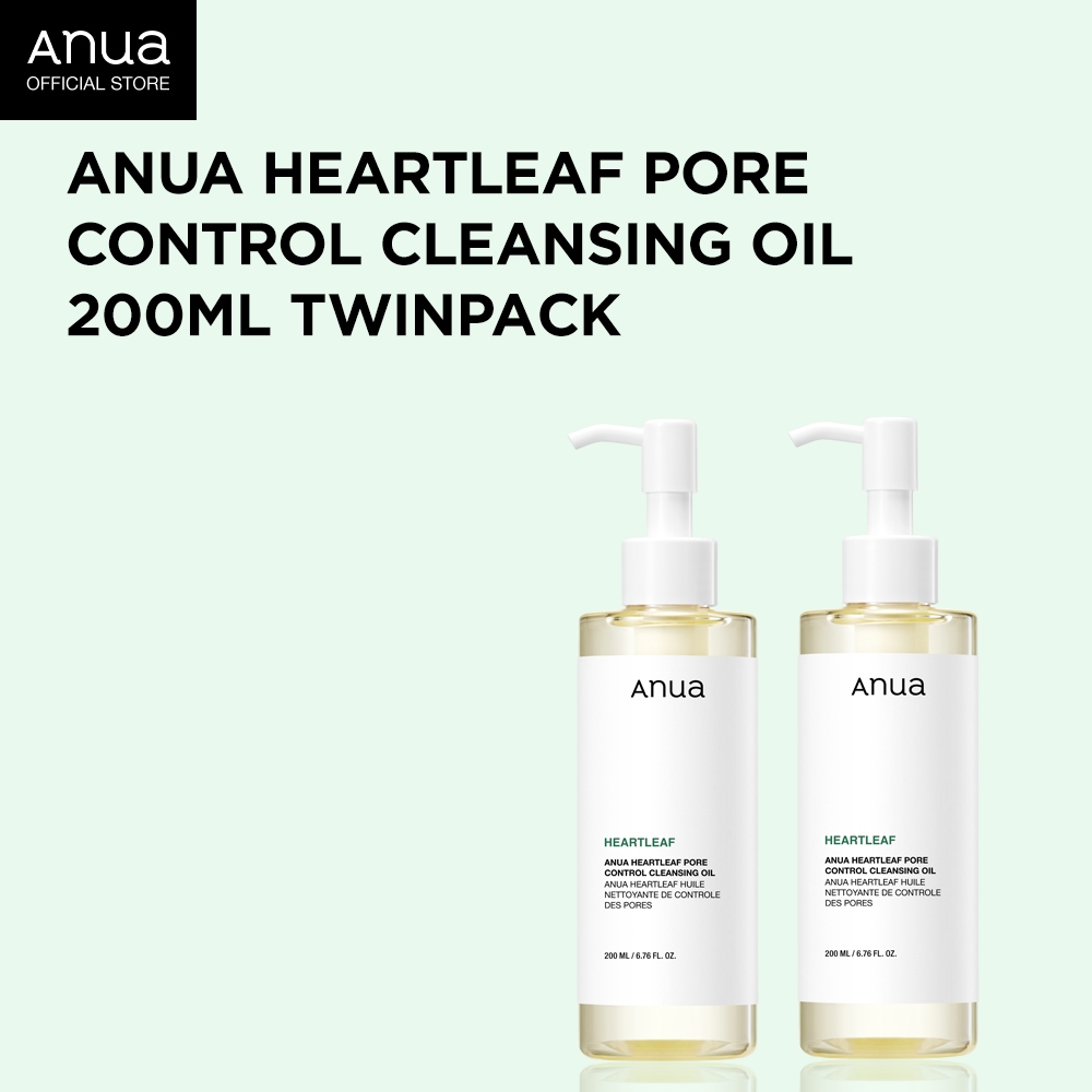 ANUA Heartleaf Pore Control Cleansing Oil 200ml Twin Pack - 2 pcs