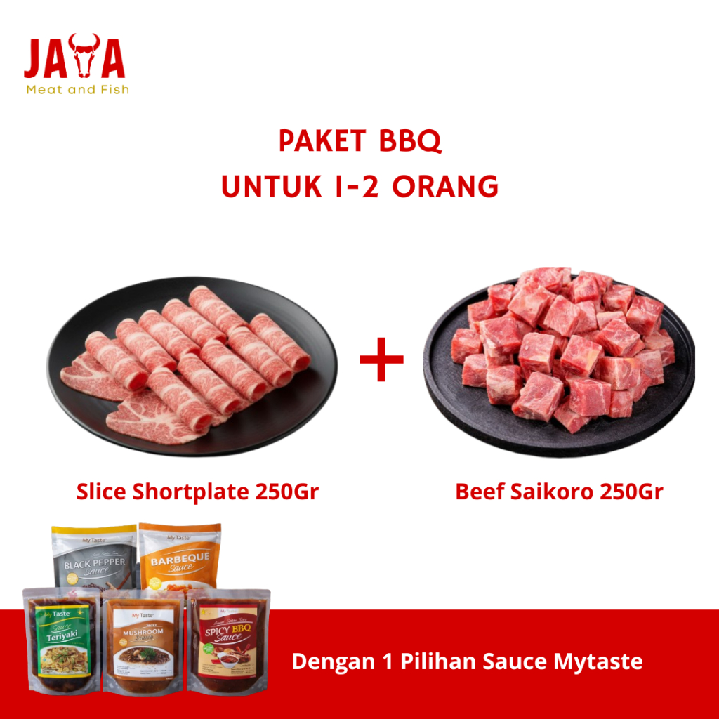 Paket Mix Daging BBQ Set + Saus | Paket BBQ Hemat