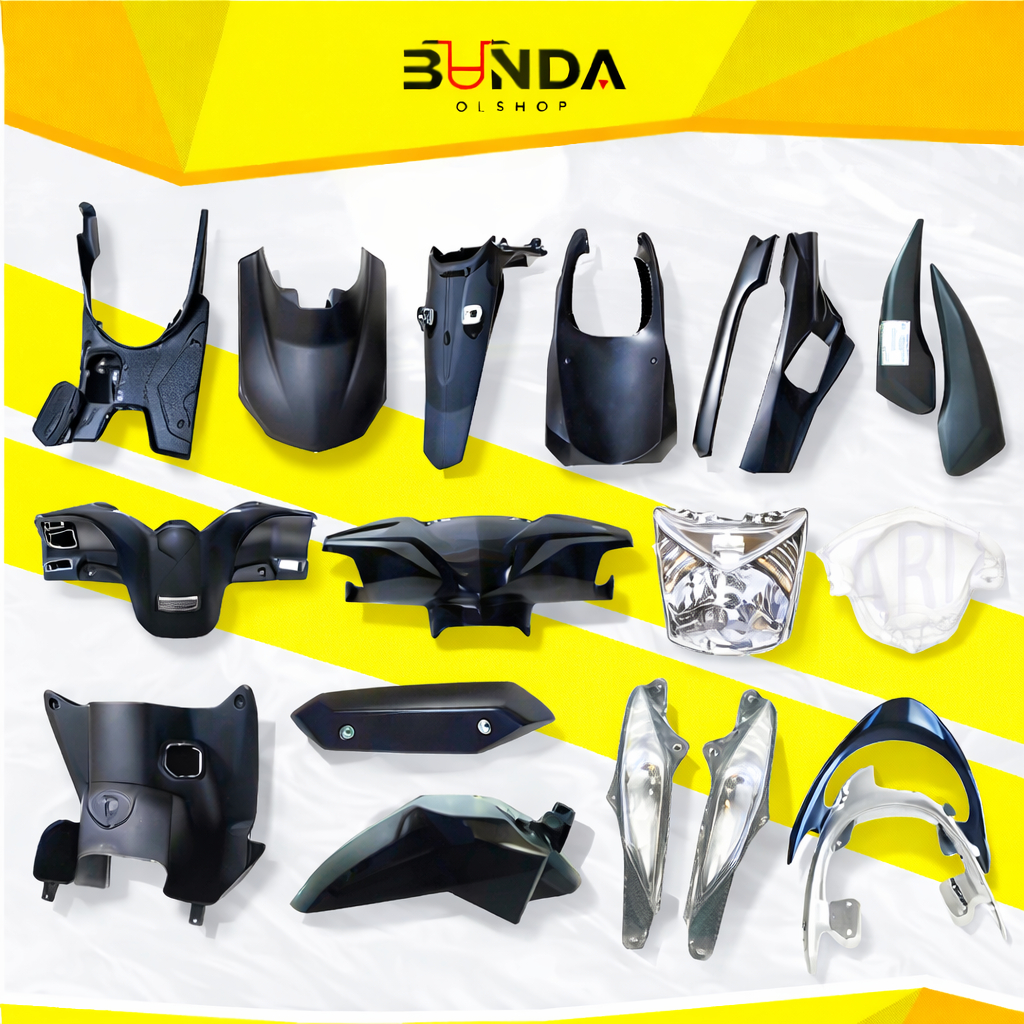 Batok Depan Beat Fi 2012 - 2015 Stater Berisik Hitam - MIKA KM orii