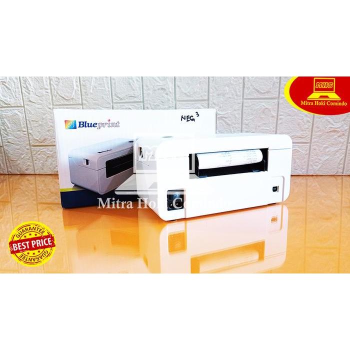 Printer BARCODE Printer Resi USB Thermal A6 BLUEPRINT TD110X