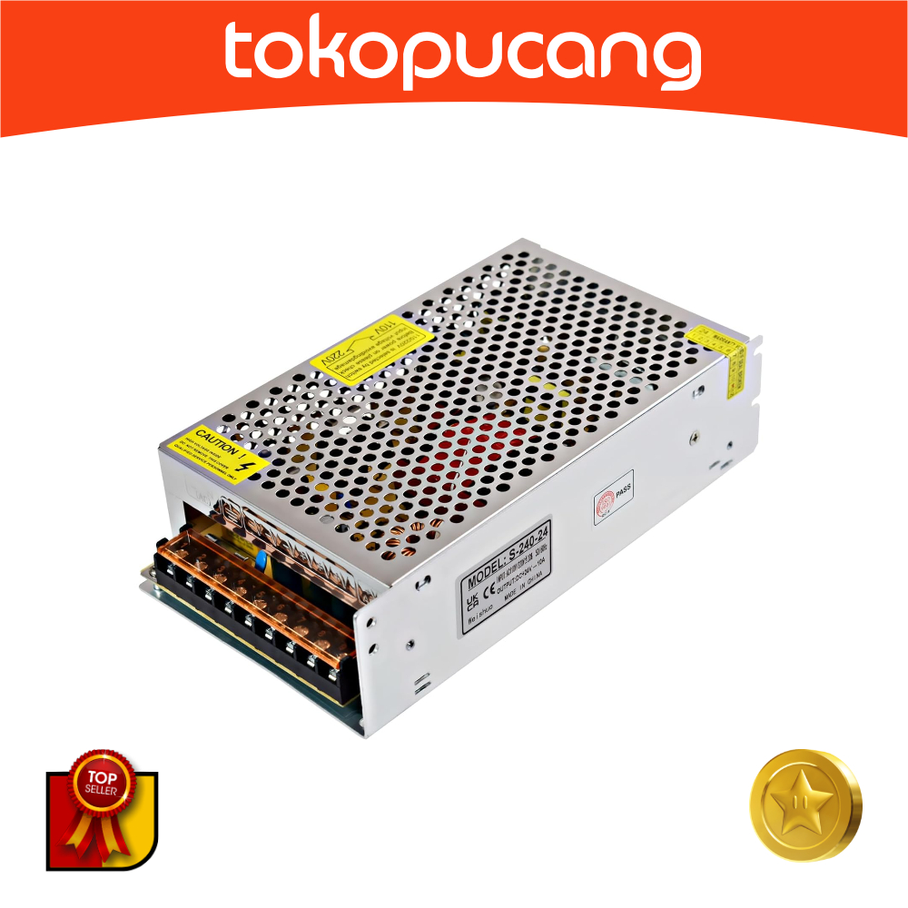 Power Supply 24V 10A Body Jaring Trafo Switching Power Supply PSU 24V 10A High Quality Power Supply 