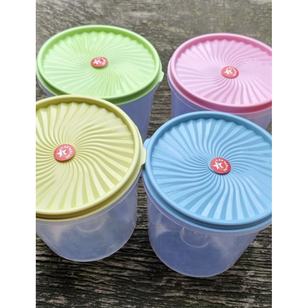 PAKET HEMAT 6pcs Sealware 3liter Skyeplas/Toples Kerupuk 3Liter/Toples kue Kacang dan Kerupuk