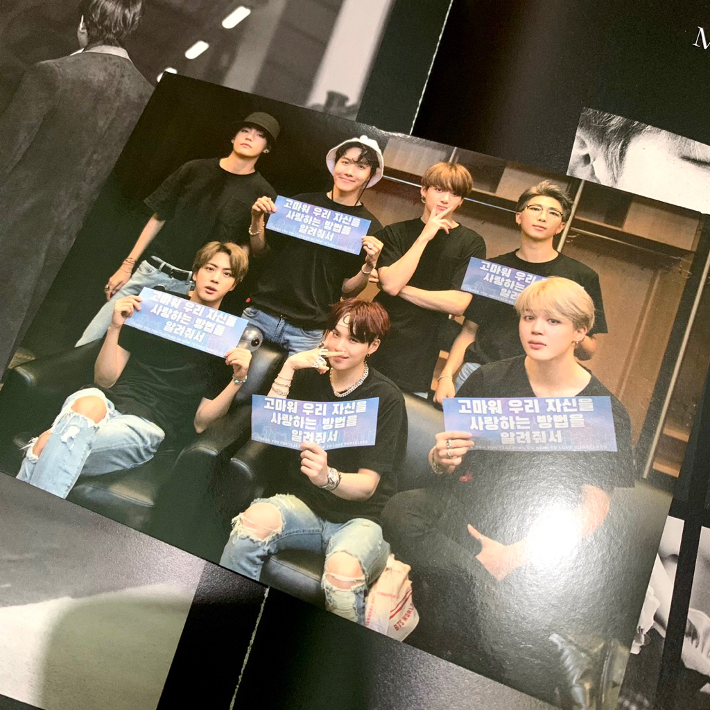 postcard poster bts loveyourself ly ny dvd official