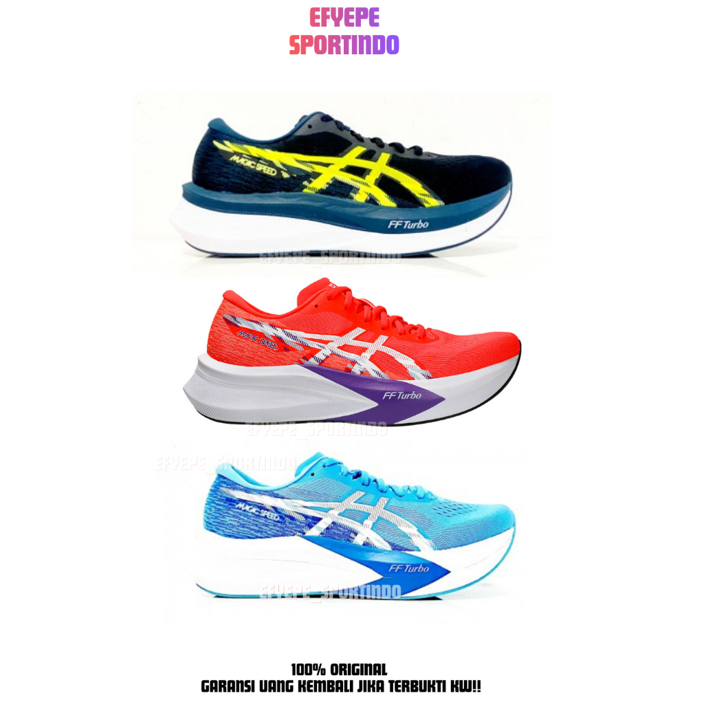 SEPATU LARI/RUNNING ASICS MAGIC SPEED 4 100% ORIGINAL