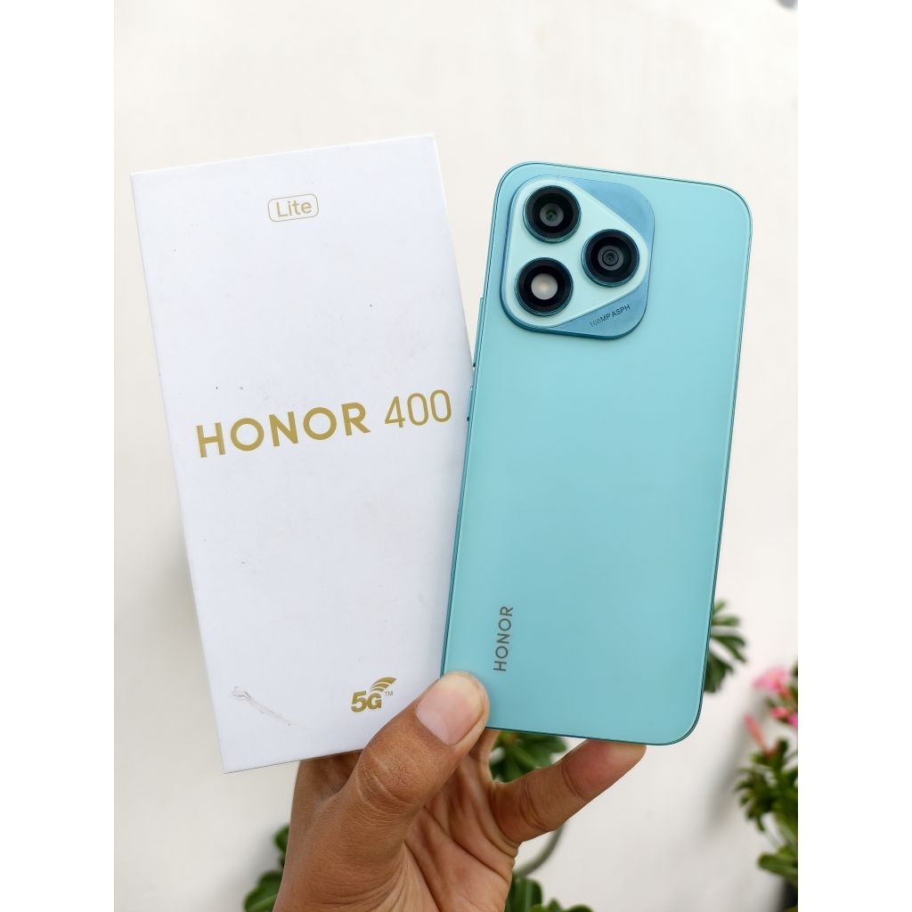 honor 400 lite 5g 8/256 second lengkap normal original