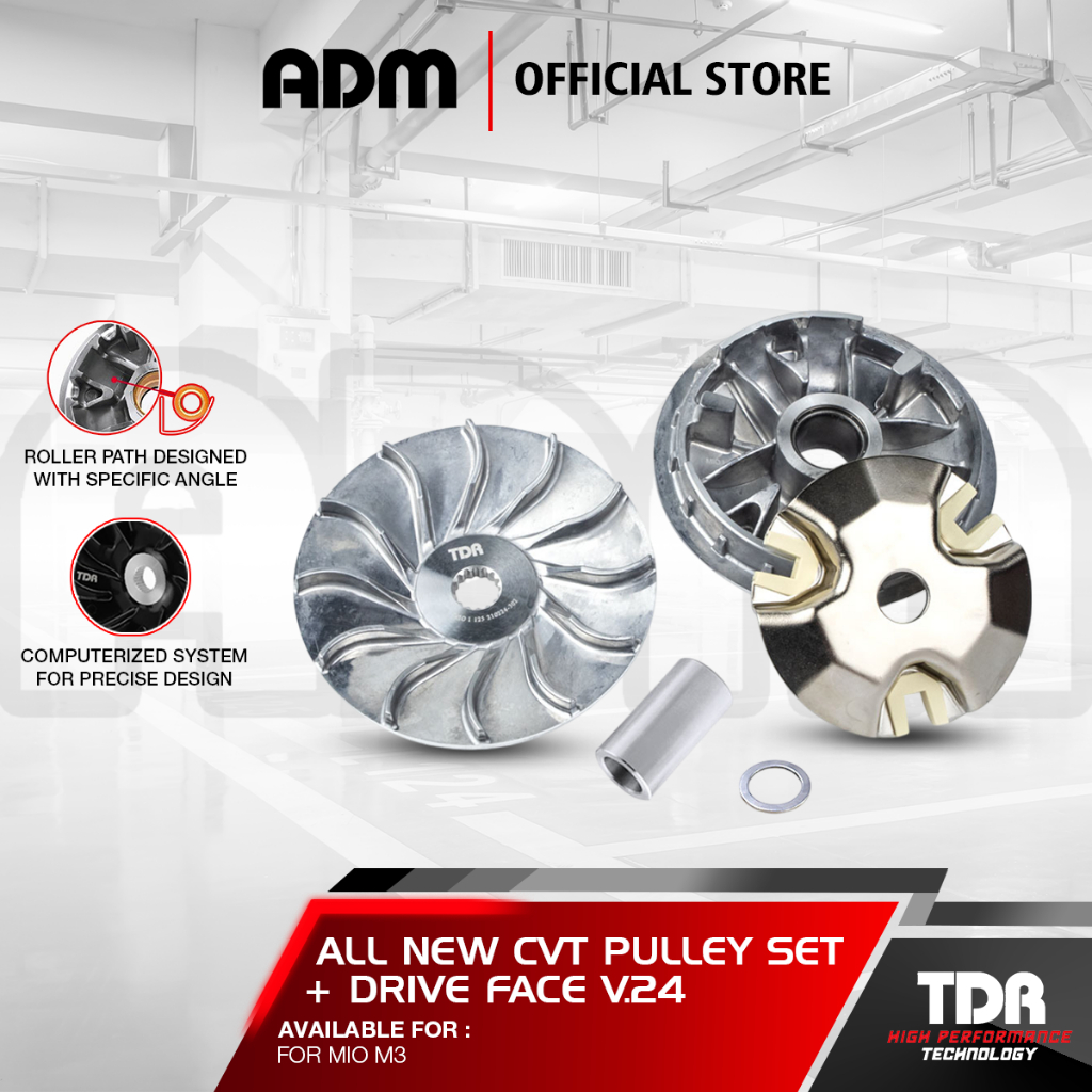 TDR CVT Pulley Set + Drive Face V.24 for Mio M3