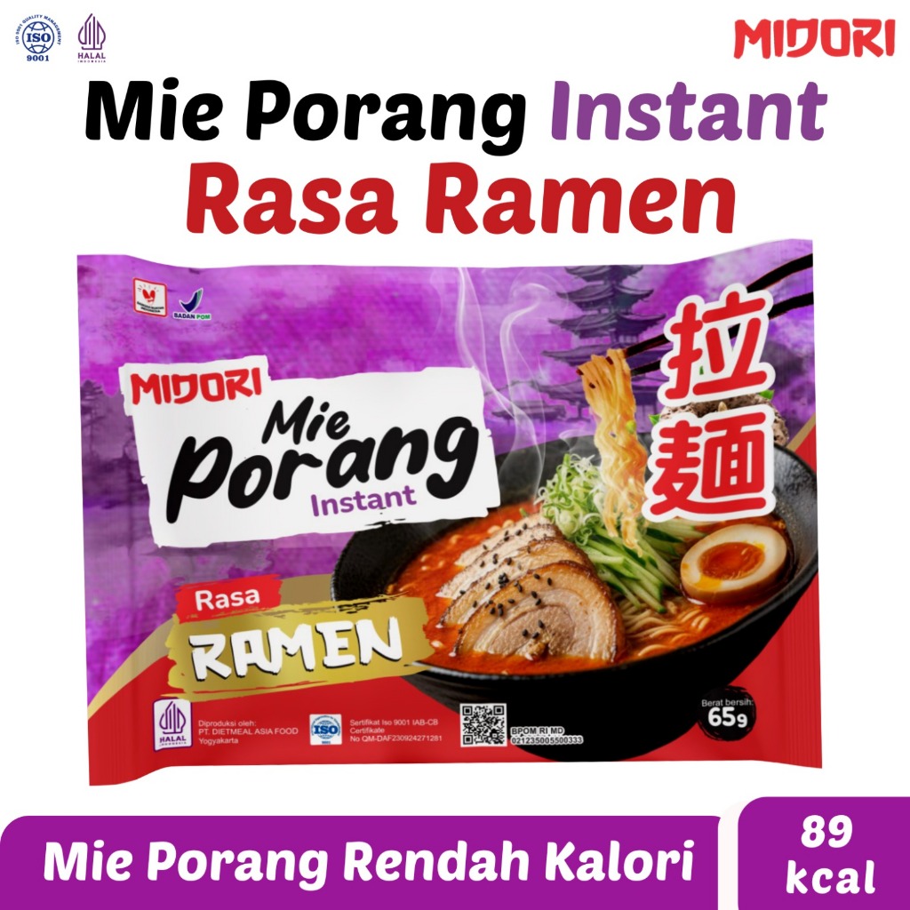 MIDORI MIE PORANG RAMEN - Mie Porang Rasa RAMEN JEPANG