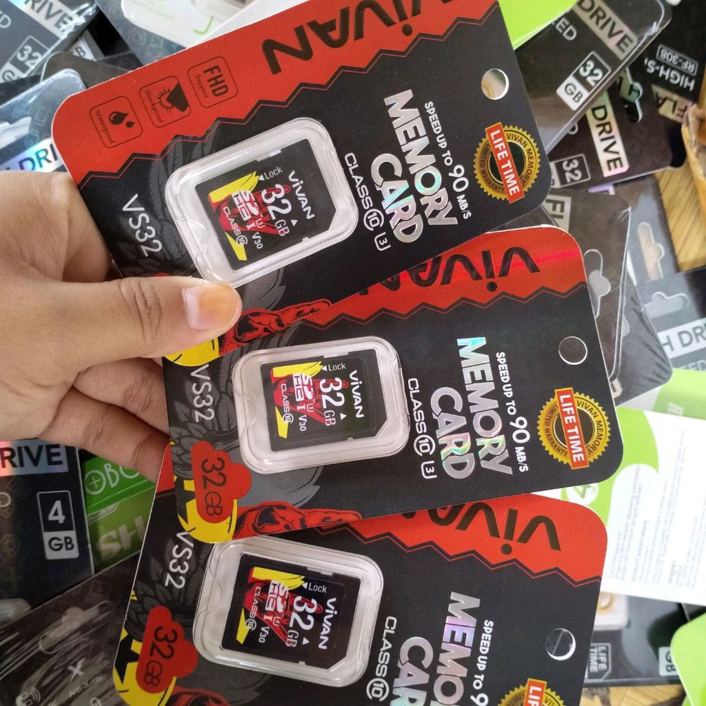 New  Vivan VS32 Memory card 32GB SD card vivan garansi resmi 1 tahun
