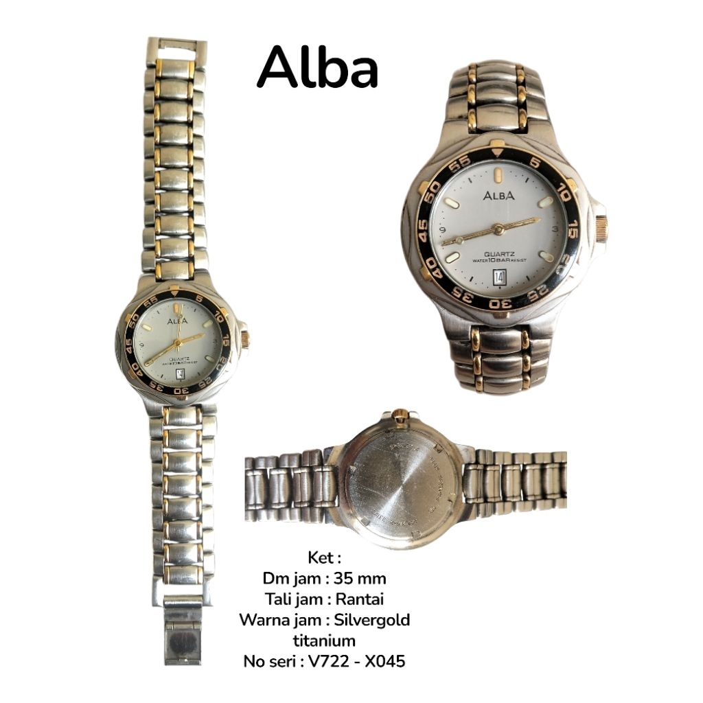 Jam Tangan Second Brand Alba