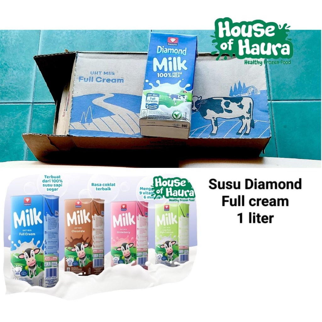 Susu Diamond 1liter fullcream