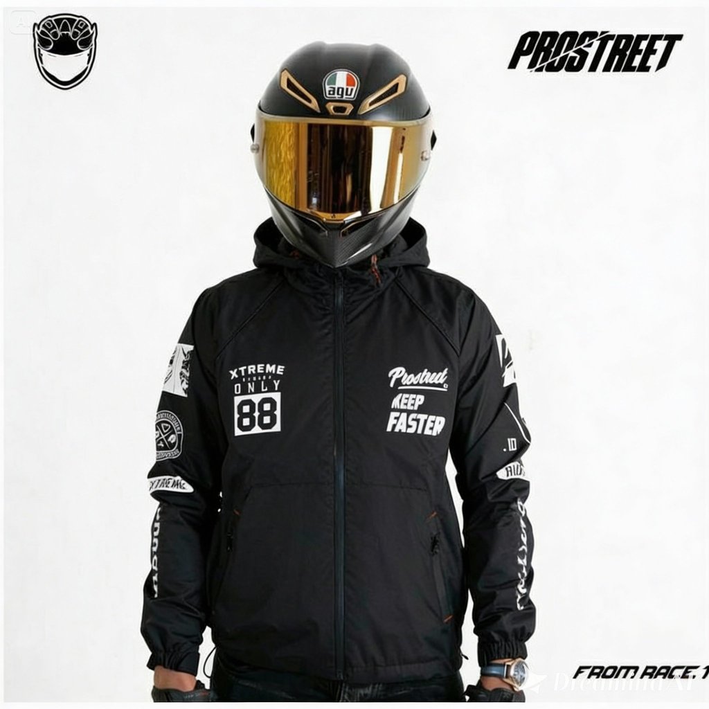JAKET PROSTREET - Wind Breaker - Xtreme Rider - ZIPPER