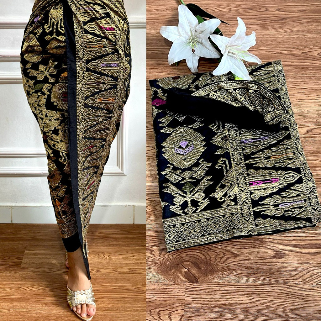 set couple bordir ( kamen +saput&udeng)