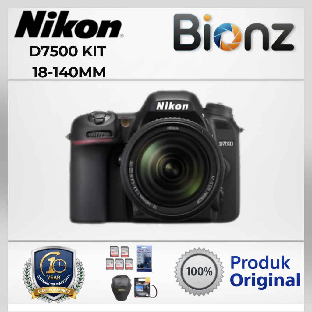 CAMERA NIKON D7500 KIT 18-140MM / NIKON D7500 KIT 18-140MM