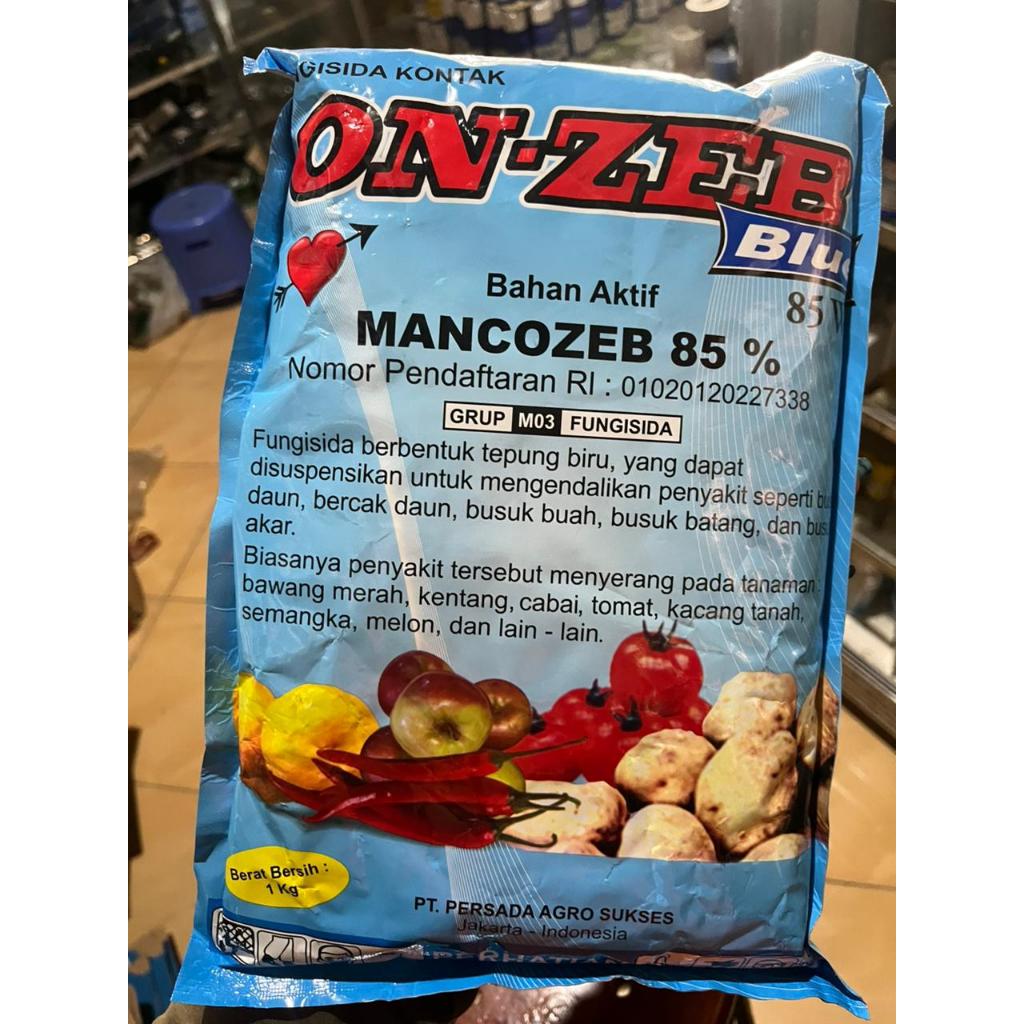 Fungisida Protektif Kontak Onzeb BLUE Mankozeb 85 WP 1 KG