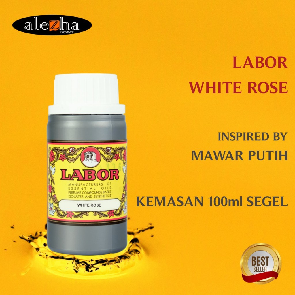 Bibit Parfum Murni WHITE ROSE (LABOR) 100ml SEGEL