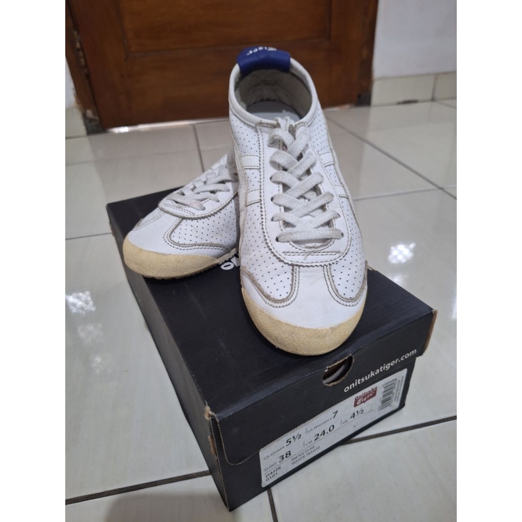 Preloved Sepatu Onitsuka Tiger Mexico 66 White