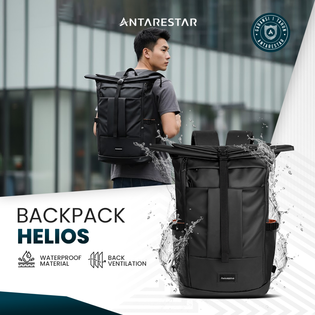 ANTARESTAR Official - Tas Ransel Helios Tas Laptop Waterproof Tas Outdoor Anti Air Tas Backpack Tas 