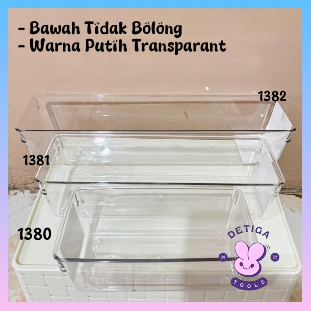 BIG SALE GREEN LEAF 1380 / Kotak Penyimpanan Kulkas / Wadah Serbaguna Acrilic