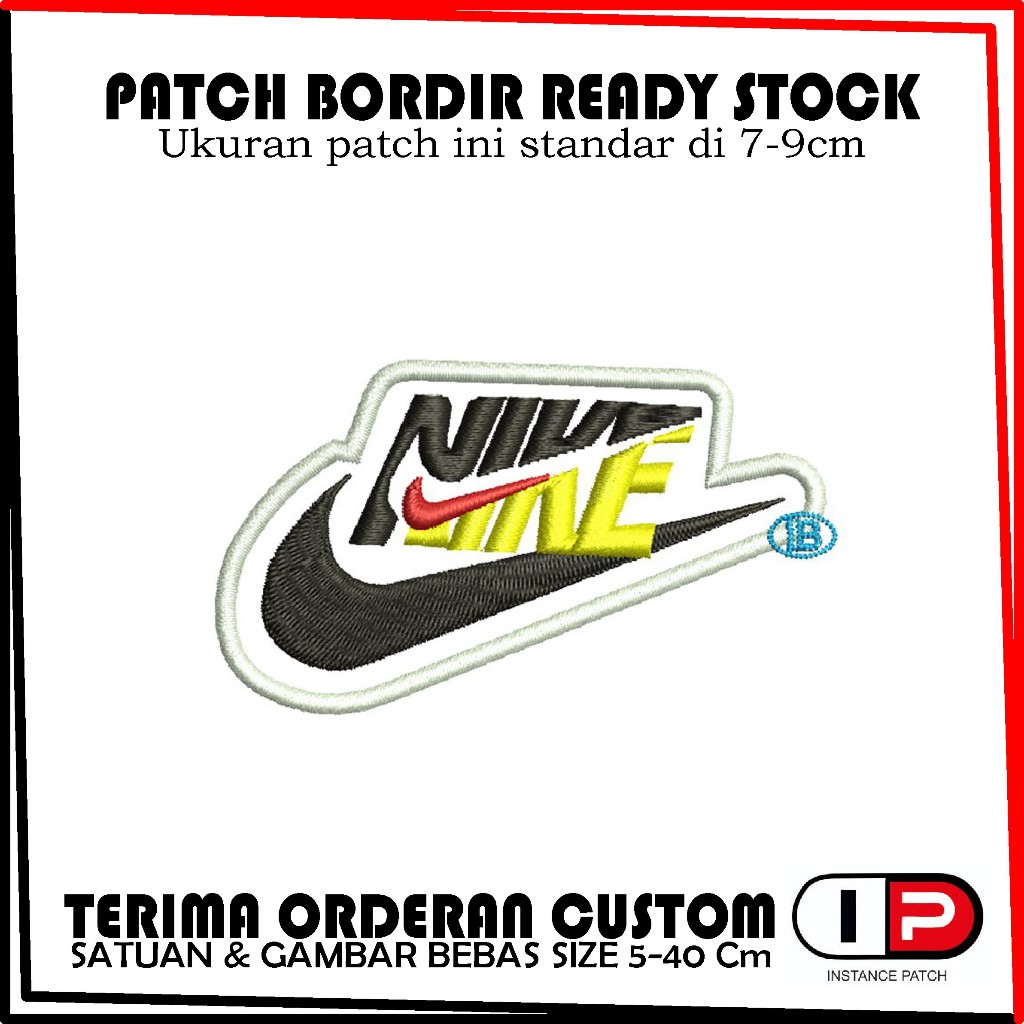 EMBLEM PATCH BORDIR NIKE KEREN - instancepatchid