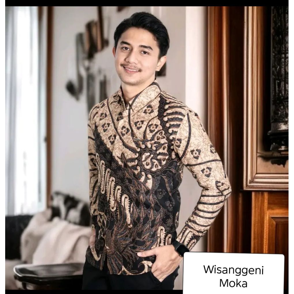 Kemeja pria lengan panjang // Baju batik pria lengan panjang// Batik pria lengan panjang //. Kemeja 