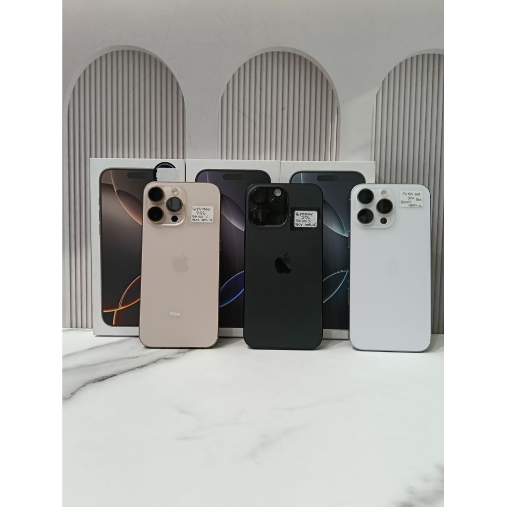 iphone 16 pro max 256gb resmi second