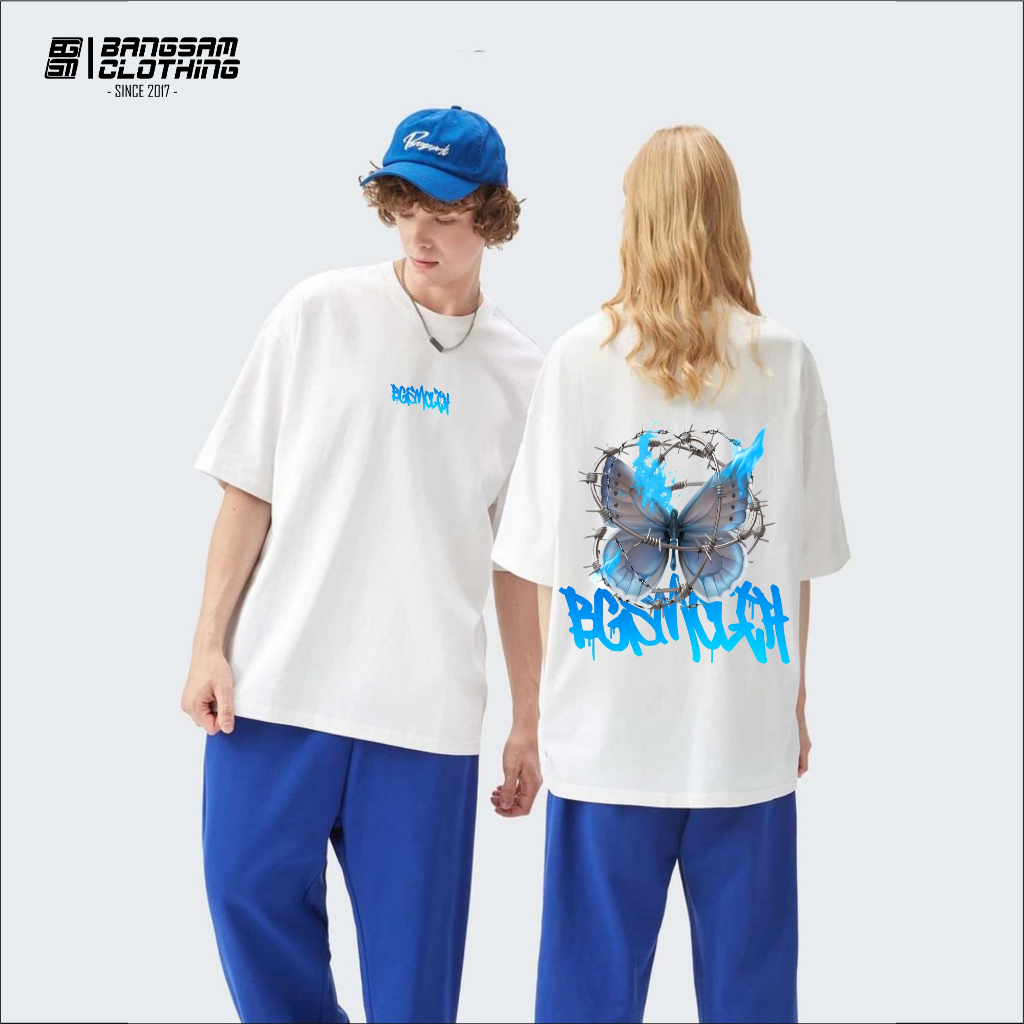 Bangsam Clothing - Streetwear Butterfly - Kaos Kupu kupu