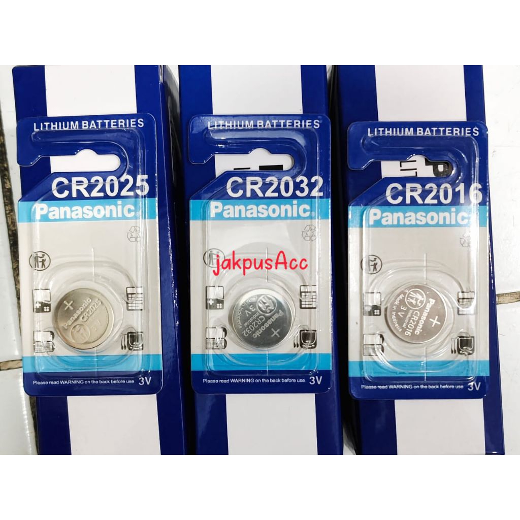 Baterai jam tangan timbangan remot mobil Panasonic