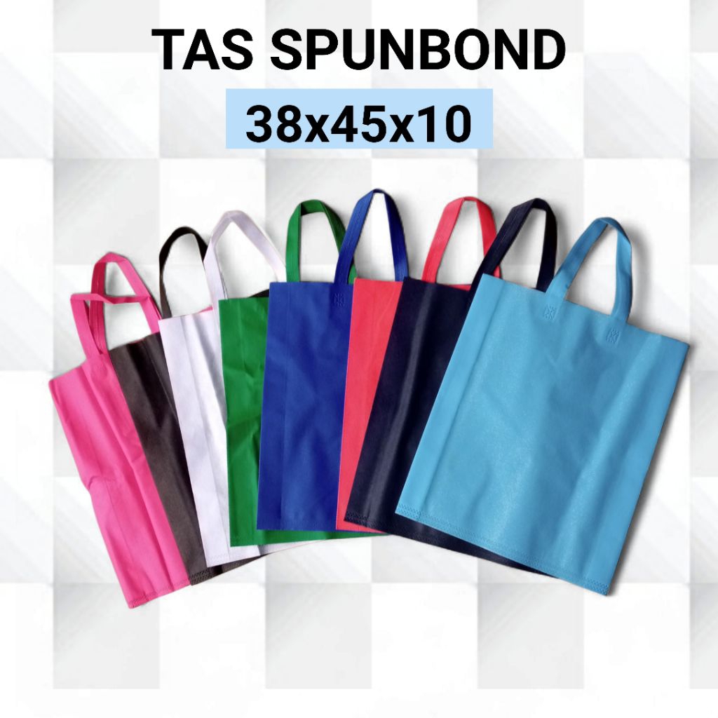 Tas Spunbond Goodiebag uk38x45x10 polos