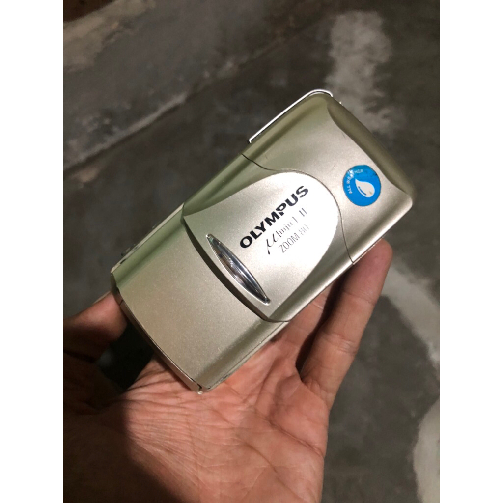 camera jadul olympus mju zoom 80 bahan