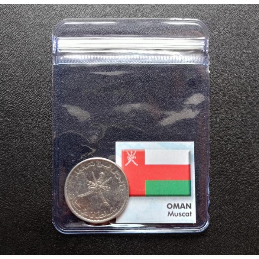 Koin Oman 50 Baisa TP3nb / TP7wk Koleksi Coin Lama Kuno Jadul Antik Asing Luar Negeri Mancanegara
