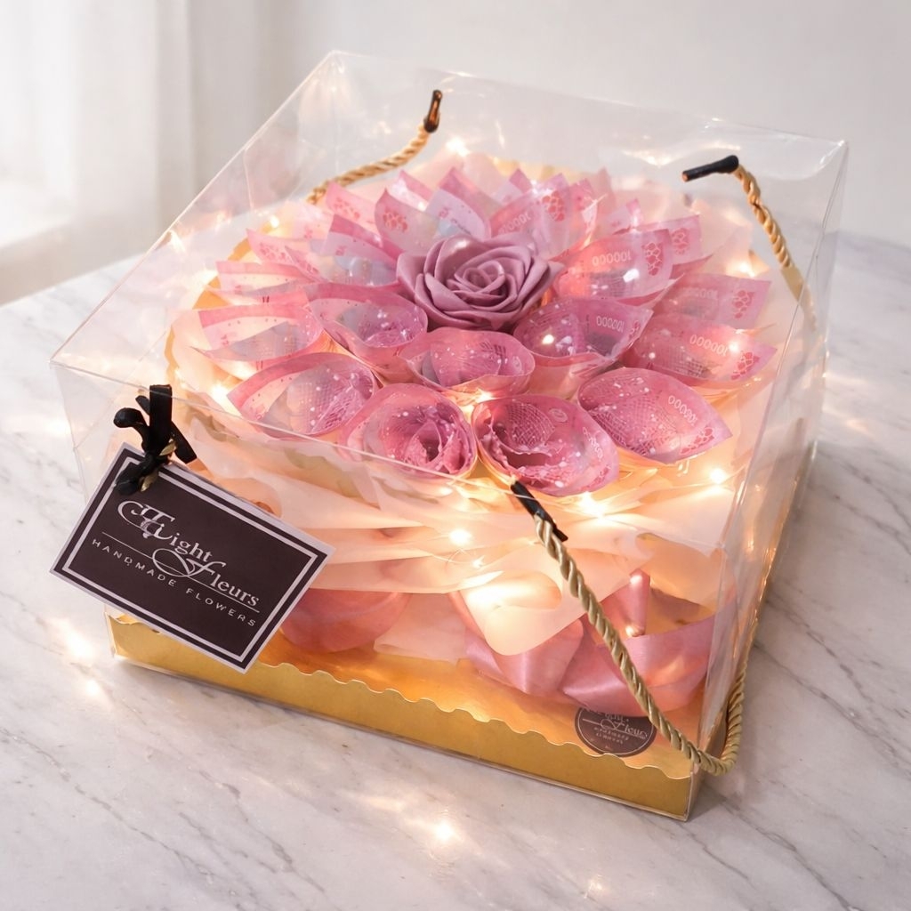 AMOUR - BUKET UANG ASLI | MONEY CAKE BOX