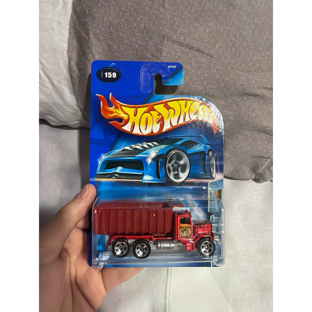 HOTWHEELS HOT WHEELS BLUE CARD WORK CREWSERS PETERBILT rare