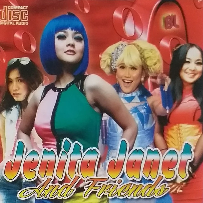Kaset CD Lagu Dangdut Jenita Janet and Friends Best Collection Hits