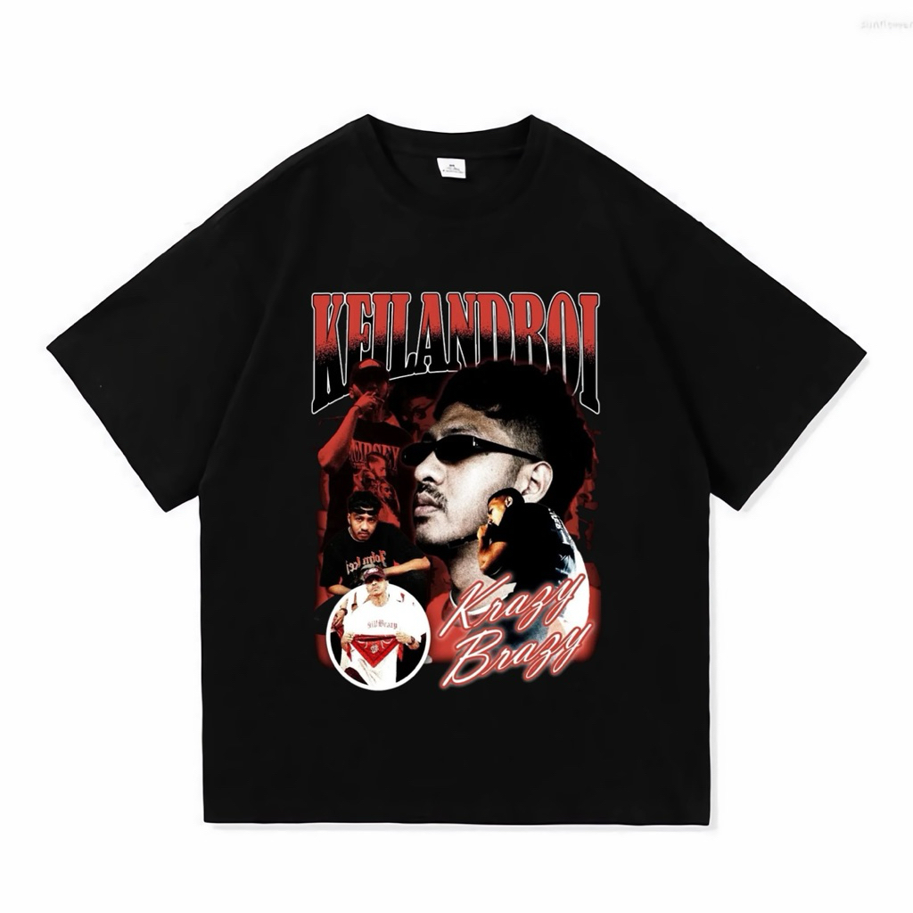 T-Shirt K3bi Keilandboy Krazy Brazy Merchandise - Kaos K3bi Keilandboy Unofficial