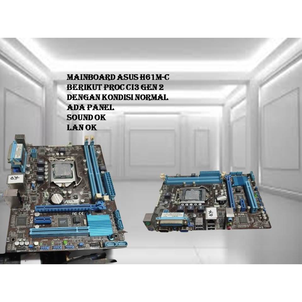 MAINBOARD ASUS H61M-C