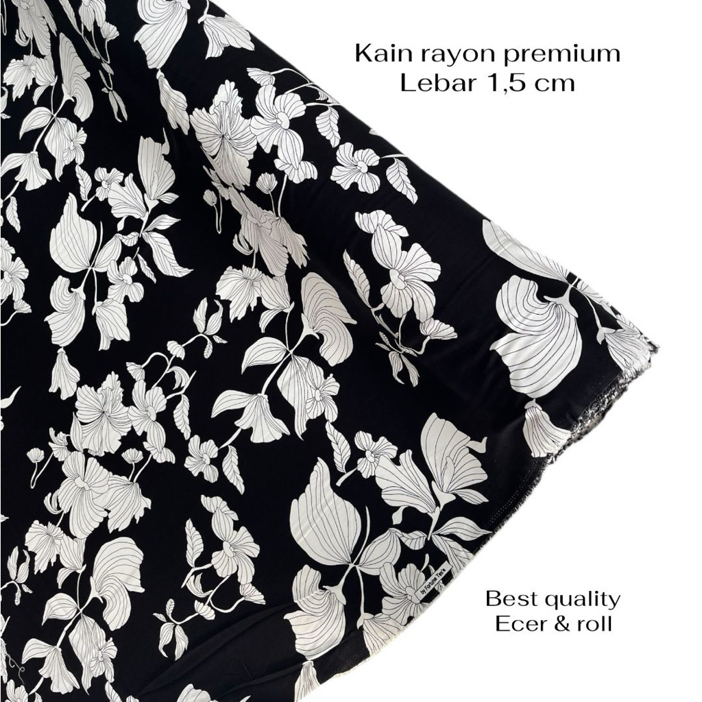 Kain Katun Rayon Viscose Premium | Kain Rayon Motif Terbaru Best Seller | Katun Rayon | Rayon Premiu