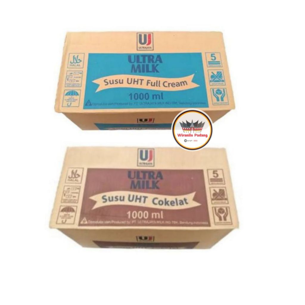 Ultra Milk Susu UHT 1000 Ml 1 Karton isi 12 Pcs