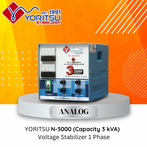 Stabilizer Listrik Stavol Listrik Avr Yoritsu N-3000 Series 3 kVA