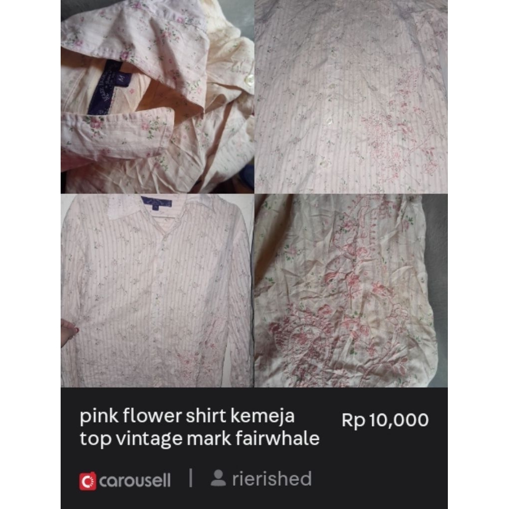 pink flower shirt mark fairwhale