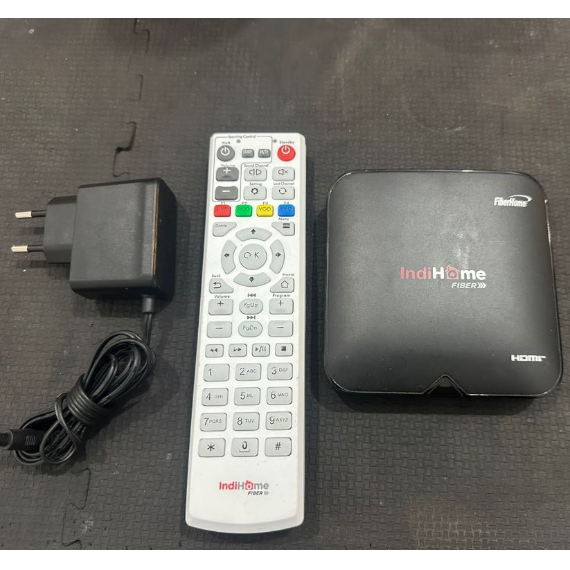 STB HG680-P Orian Lengkap adaptor Remot