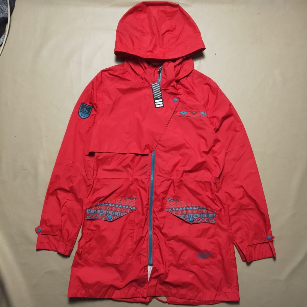 jaket rain parka trespass dlx gorpcore style women USED GOOD