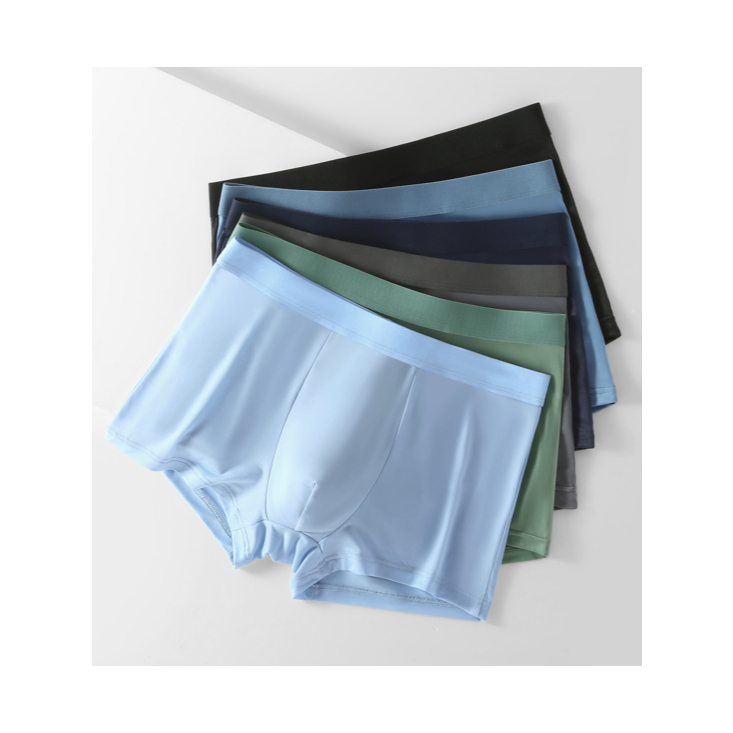 PAKET 3 PCS Celana Dalam Boxer Pria Premium Polyester Ice Silk Adem Dingin | BoxerKu 017