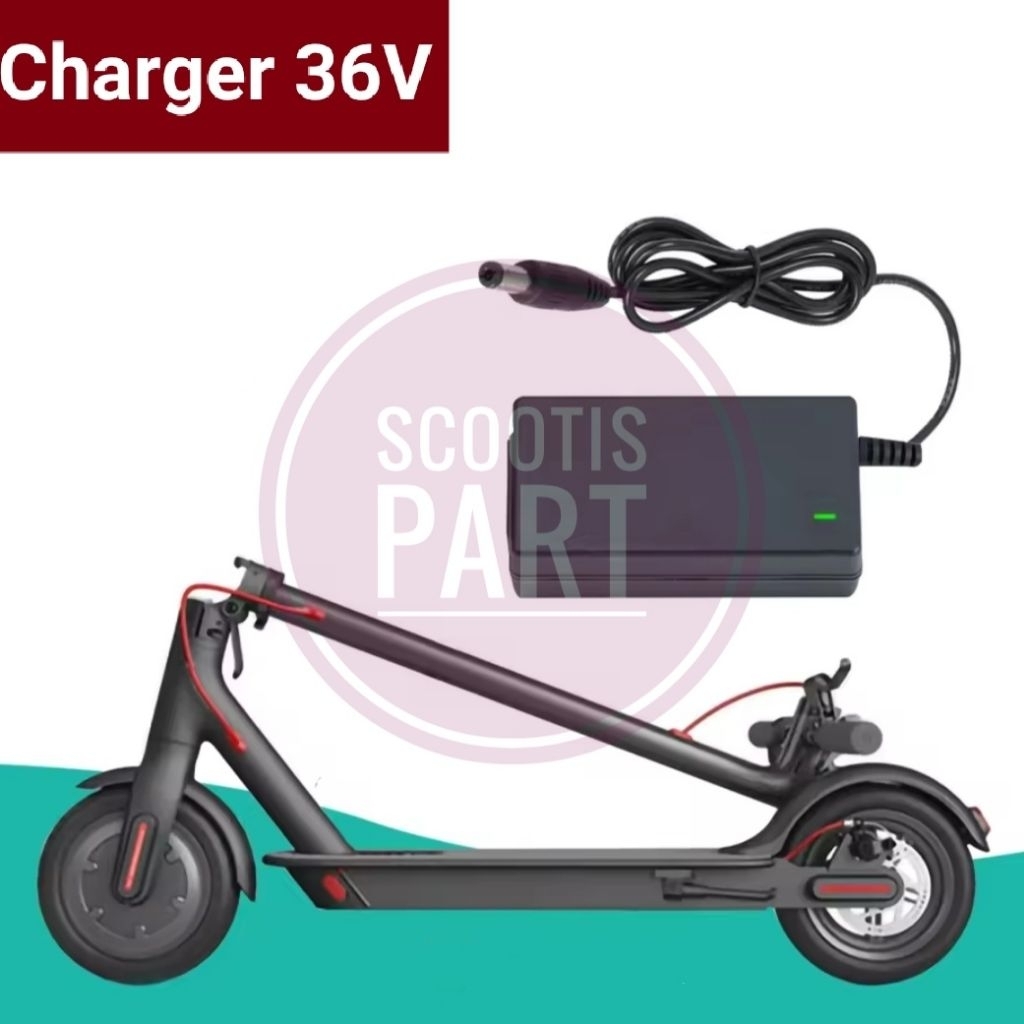 Charger 36V, 42V 2A Skuter Listrik Mijia OEM Clone Dummy Ebuy