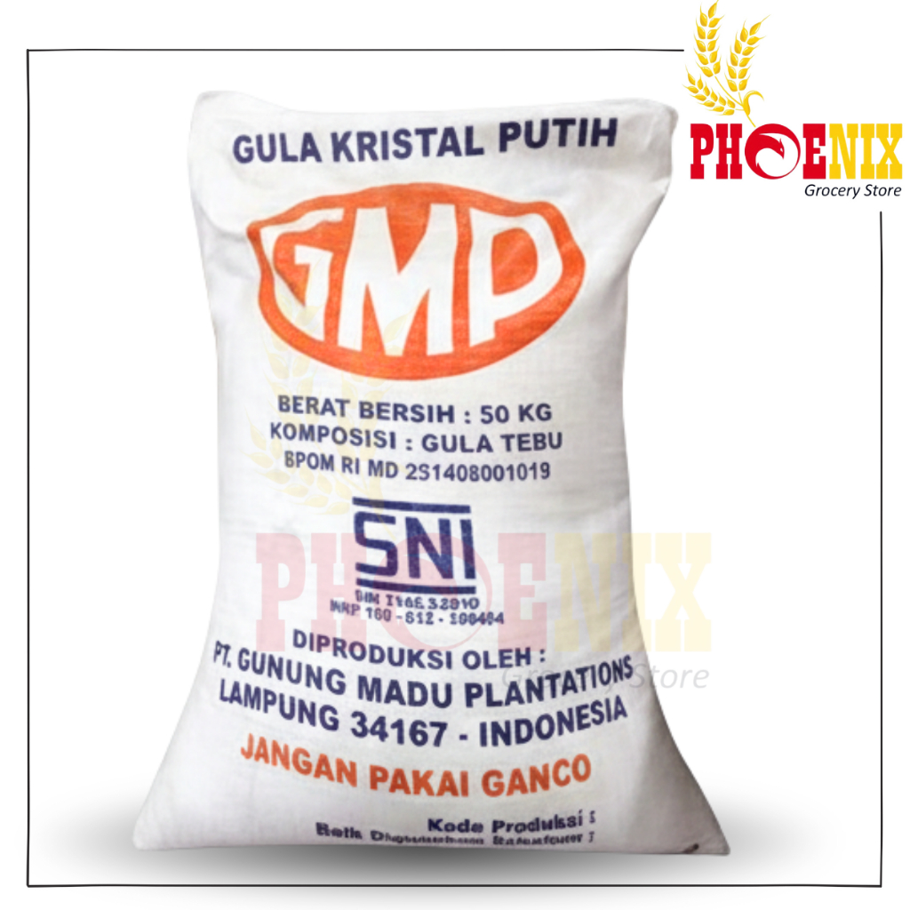 GMP Gula Pasir 50KG Karung / Gula Kristal Putih 50 Kg