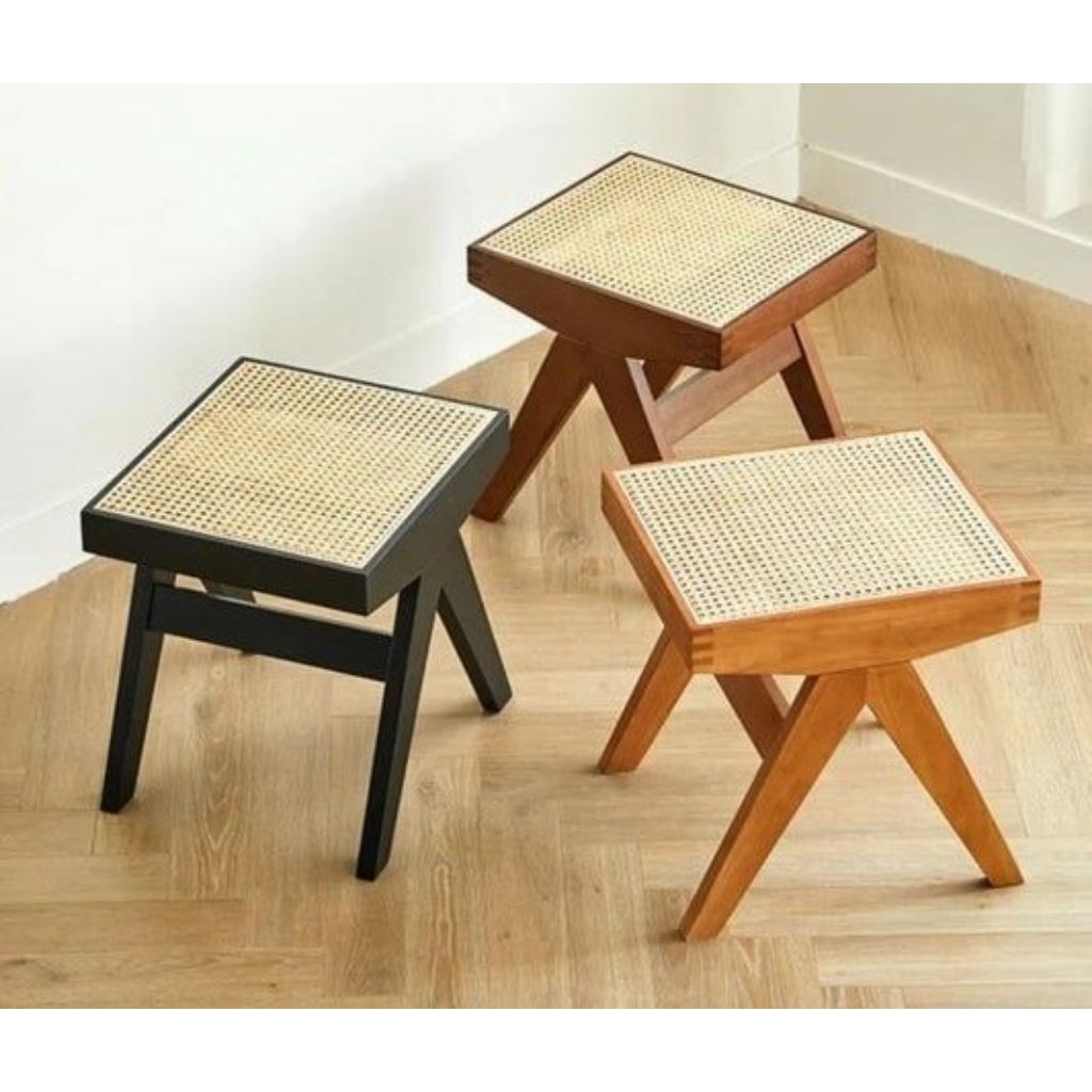 Stool rotan kursi cafe kursi rotan kursi jati