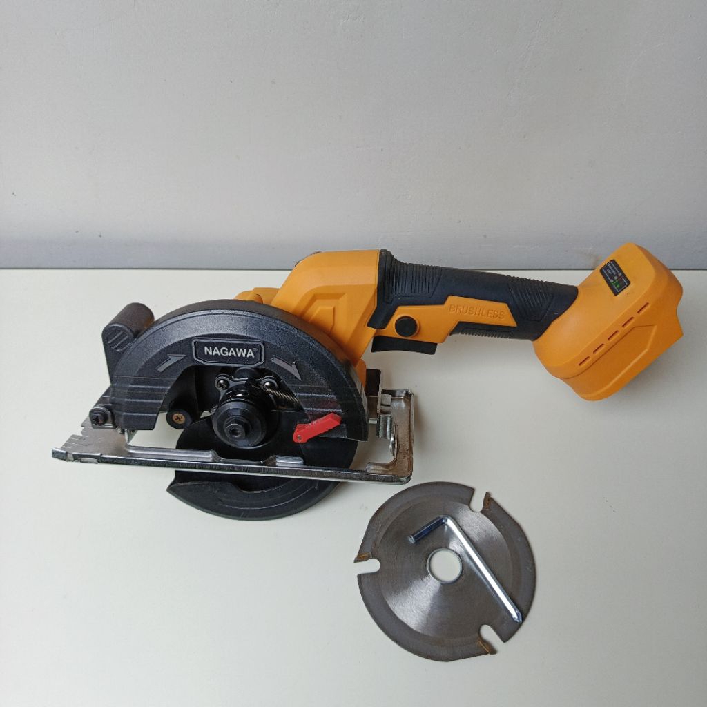 Circular Saw Cordless Nagawa 5.5inc BCS140U Mesin Potong Kayu dan Besi